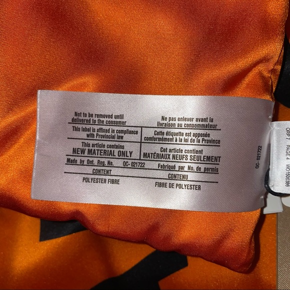 Burberry Orange Padded Scarf - Picture 13 of 13